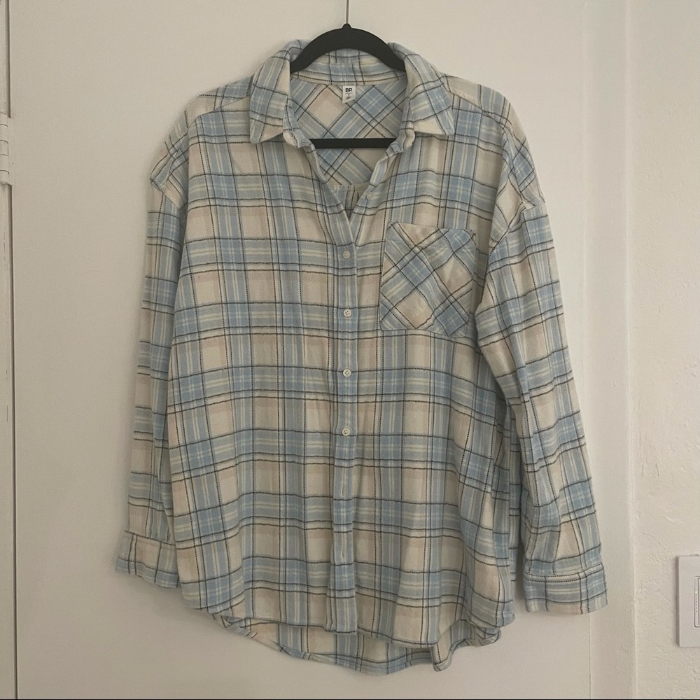 BP. Light blue Flannel Shirt